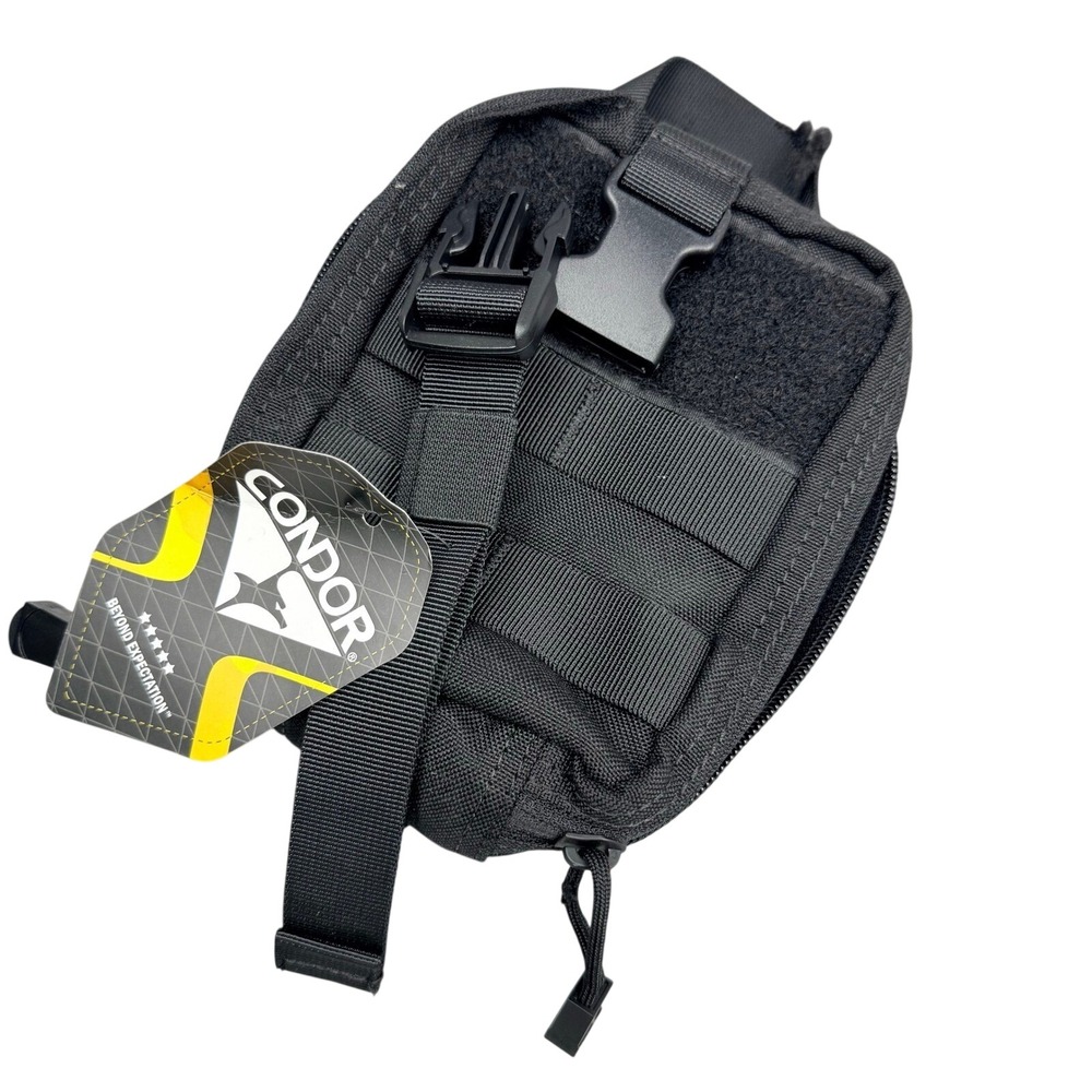Condor Rip-Away EMT‎ Lite Pouch 191031-002 Black Tactical MOLLE Medical Bag NEW